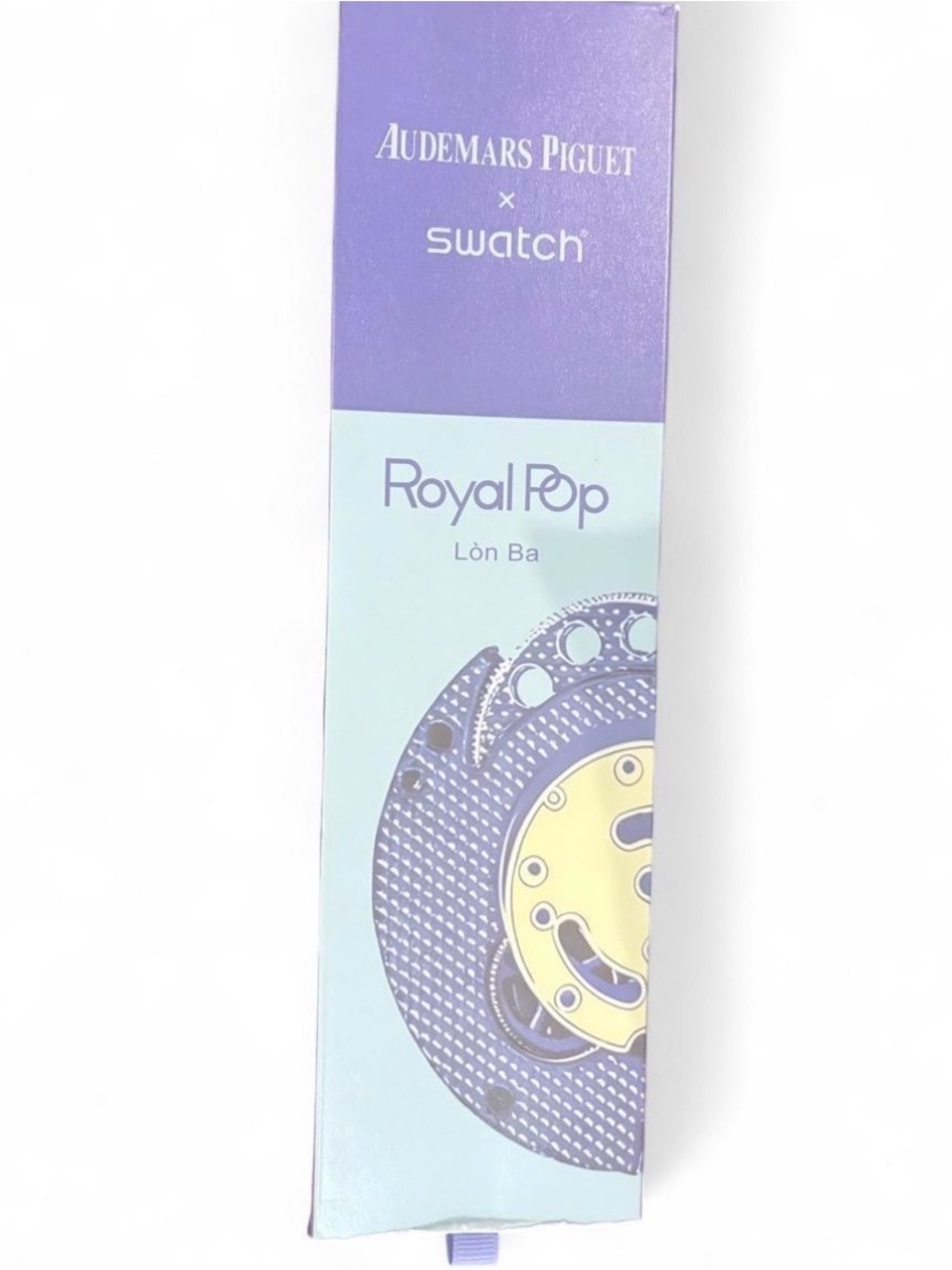 Swatch Audemars Piguet Royal Pop Box - Purple, Light Blue & Yellow